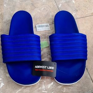 Men's Comfort Slides Blue Size 11/12